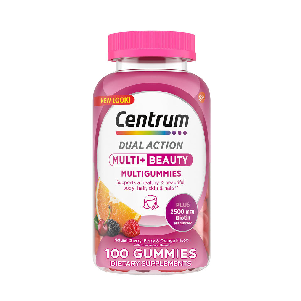 CENTRUM DUAL ACTION MULTI+BEAUTY 100GUMMIES