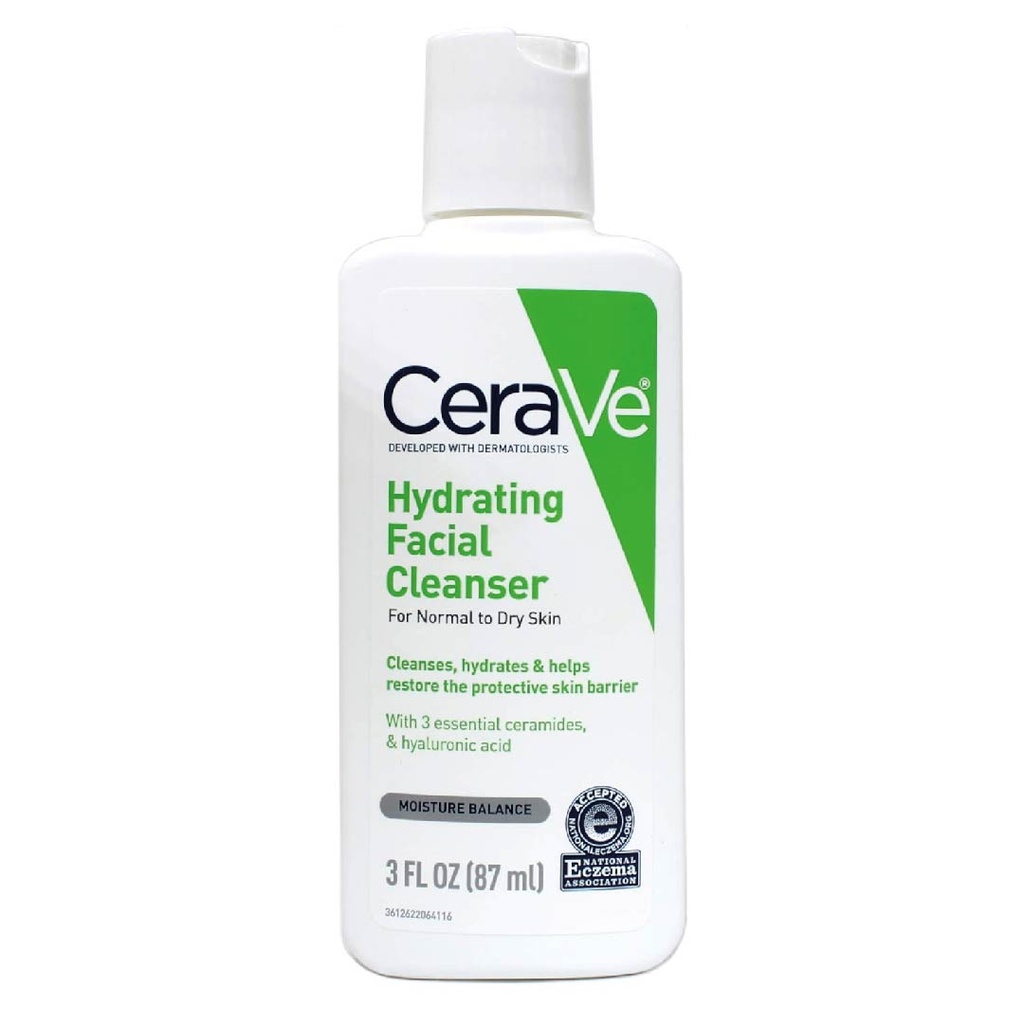CERAVE HYDRATING FACIAL CLEANSER 3OZ