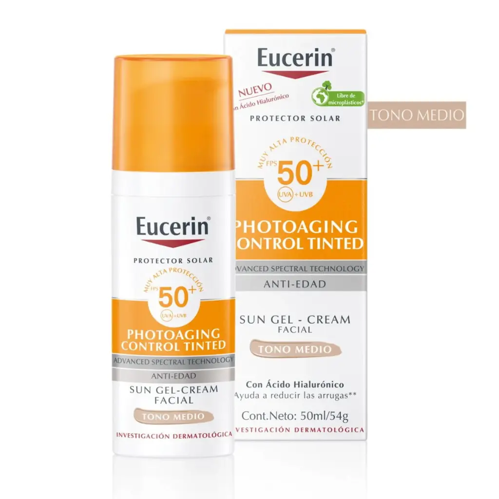 EUCERIN PHOTOAGING CONTROL TINTED SPF 50 TONO MEDIO