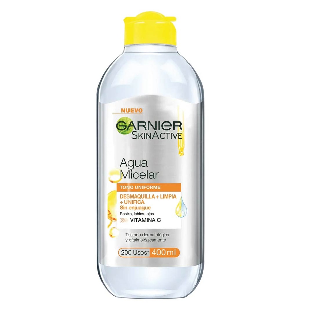 GARNIER AGUA MICELAR VITAMINA C