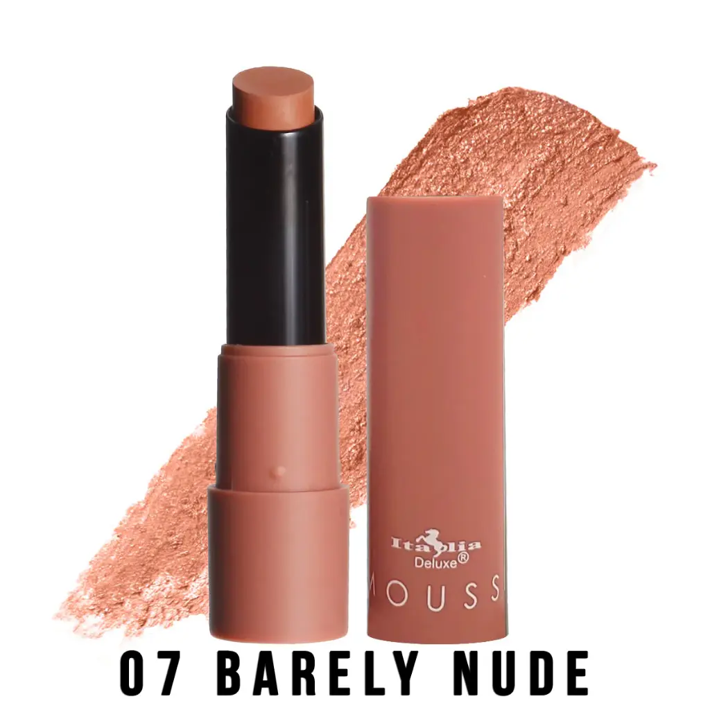 ITALIA MATTE MOUSSE LIPSTICK 07 BARELY NUDE