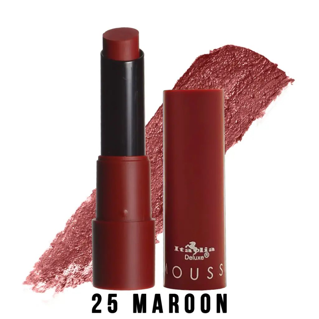 ITALIA MATTE MOUSSE LIPSTICK 25 MAROON