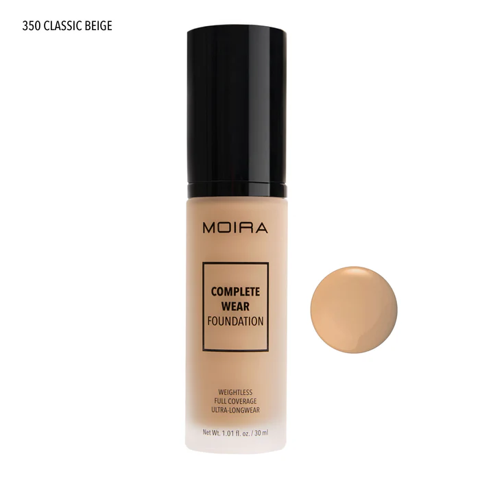 MOIRA COMPLETE WEAR FOUNDATION CLASSIC BEIGE 350