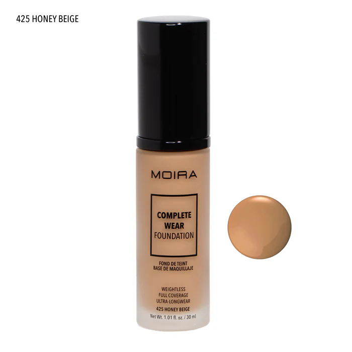 MOIRA COMPLETE WEAR FOUNDATION 425 HONEY BEIGE