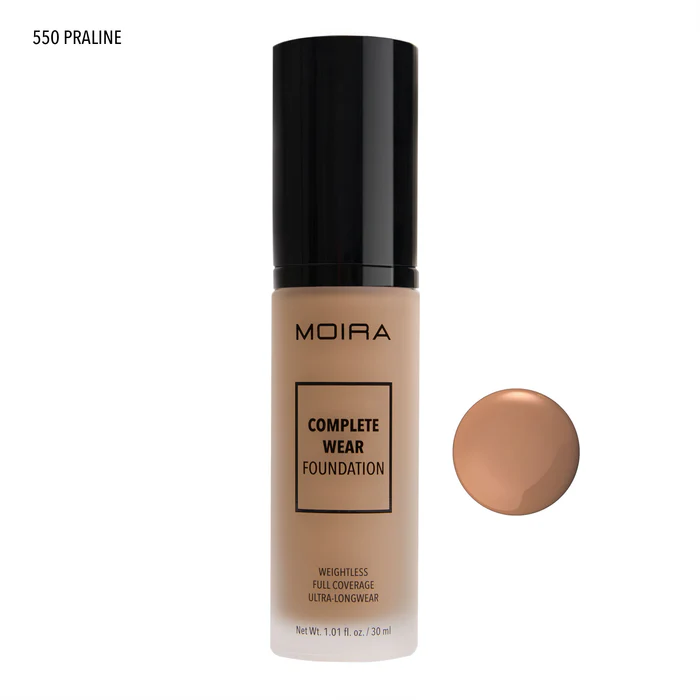 MOIRA COMPLETE WEAR FOUNDATION 550 PRALINE