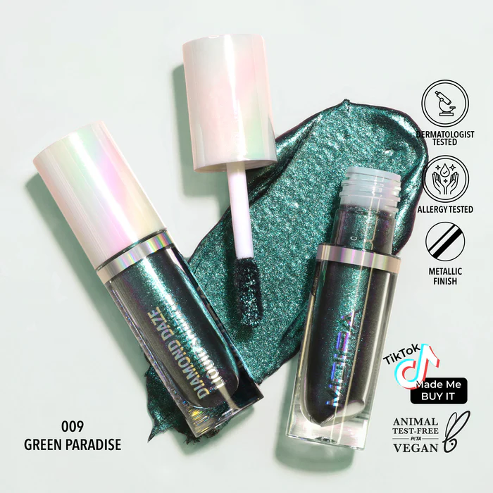 MOIRA DIAMOND DAZE LIQUID SHADOW GREEN PARADISE 09