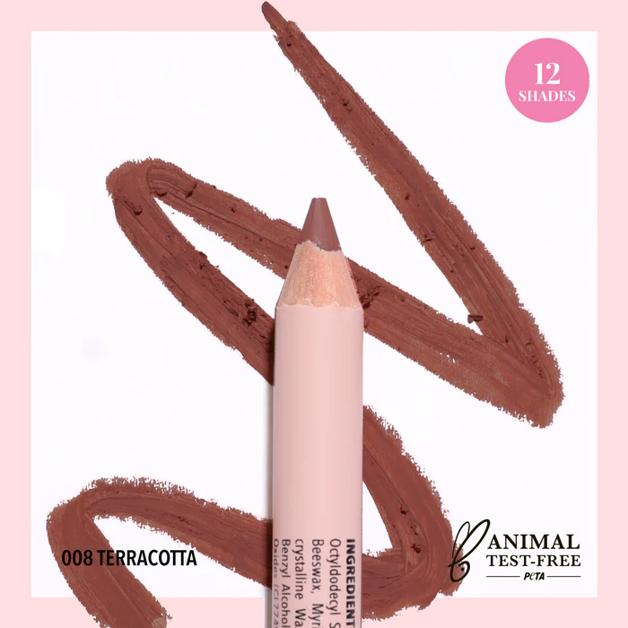 MOIRA SIGNATURE LIP PENCIL TERRACOTTA 008 | Guapa's MakeUp