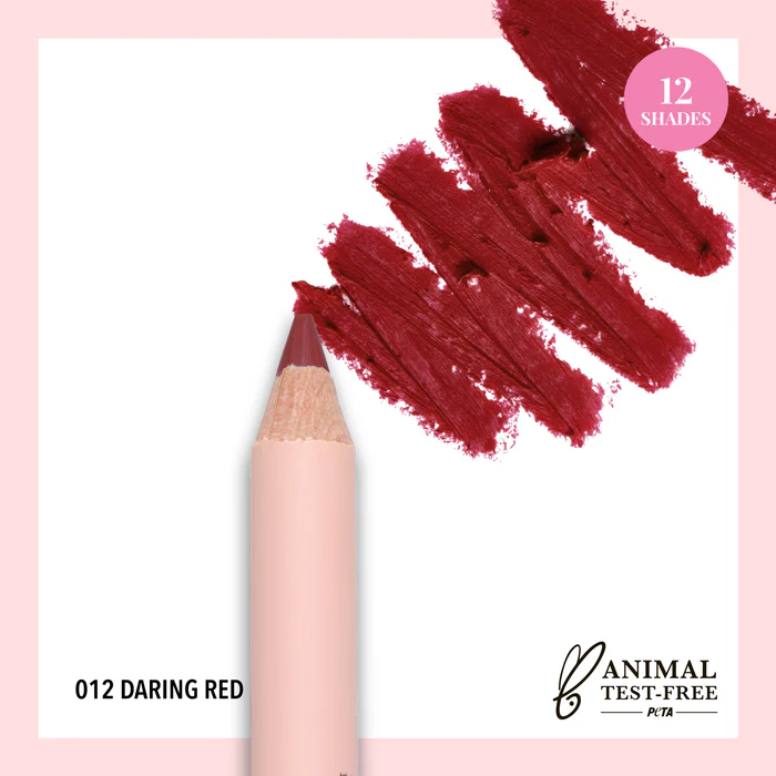 MOIRA SIGNATURE LIP PENCIL 012 DARING RED