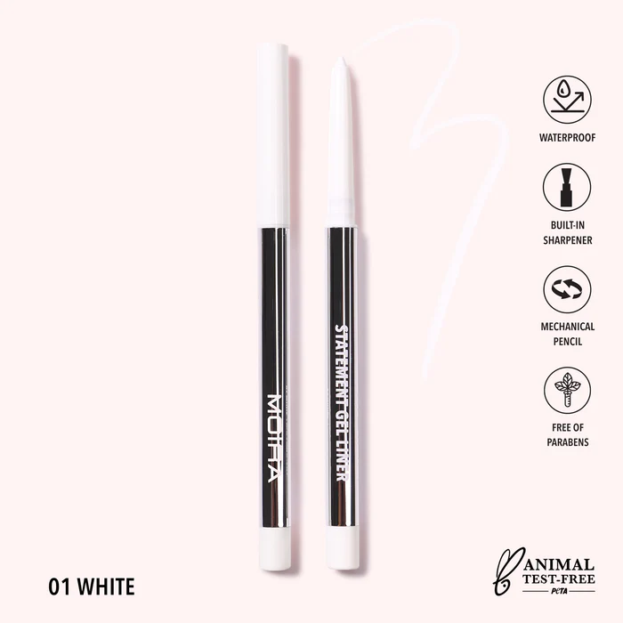 MOIRA STATEMENT GEL LINER 01 WHITE