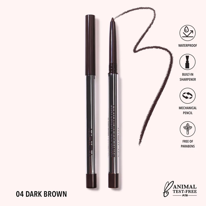 MOIRA STATEMENT GEL LINER 04 DARK BROWN