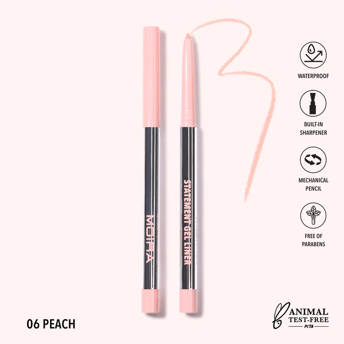 MOIRA STATEMENT GEL LINER 06 PEACH