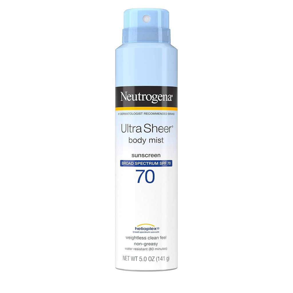 NEUTROGENA ULTRA SHEER BODY MIST SPF 70