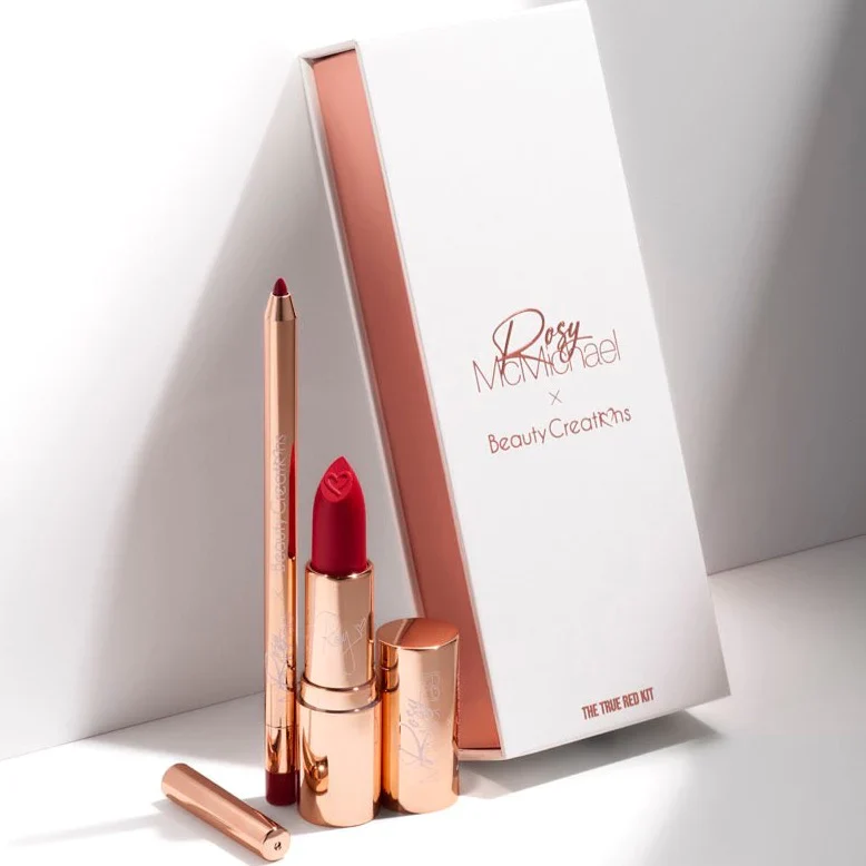 ROSY MCMICHAEL X BEAUTY CREATIONS THE TRUE RED KIT