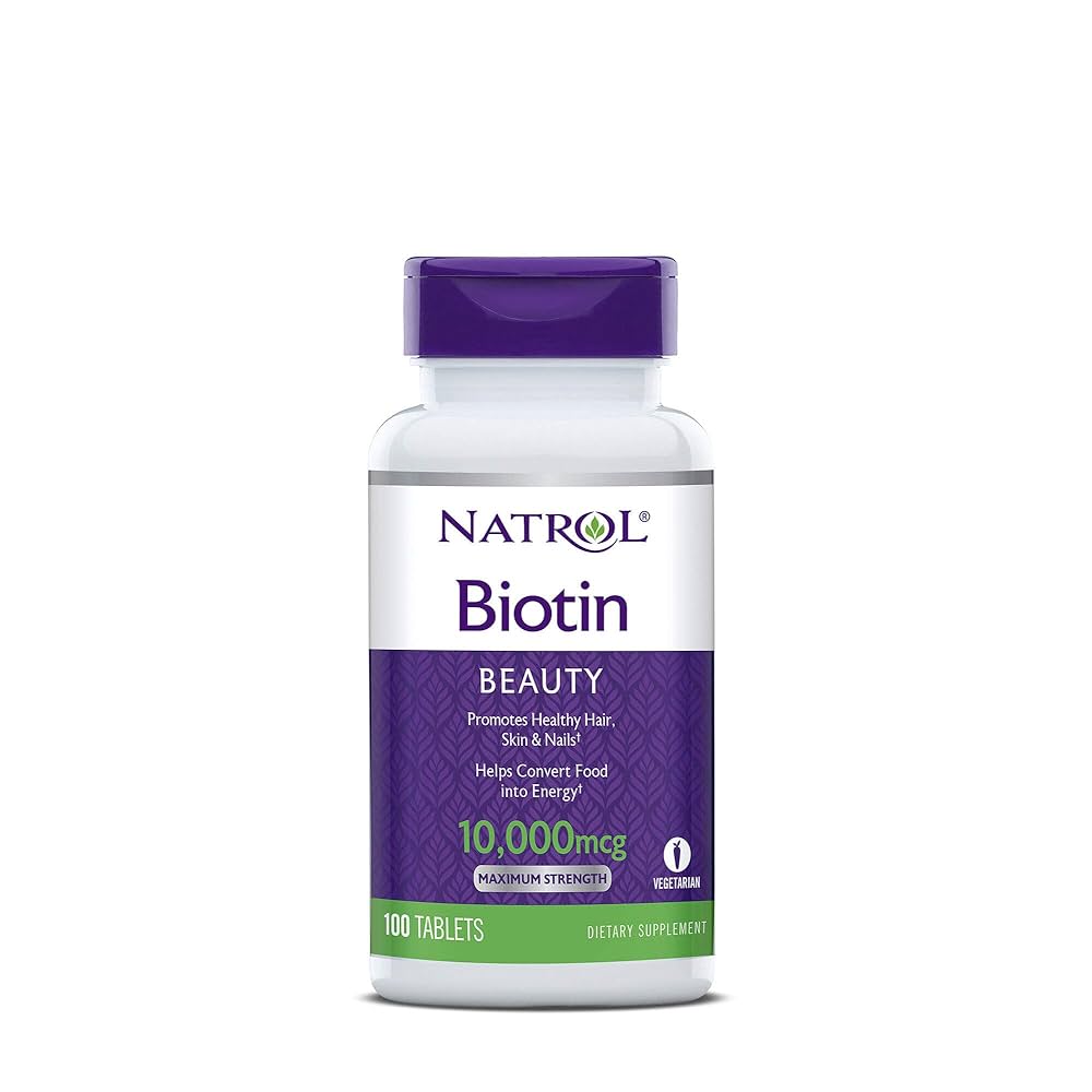 NATROL BIOTIN 100 TABLETAS