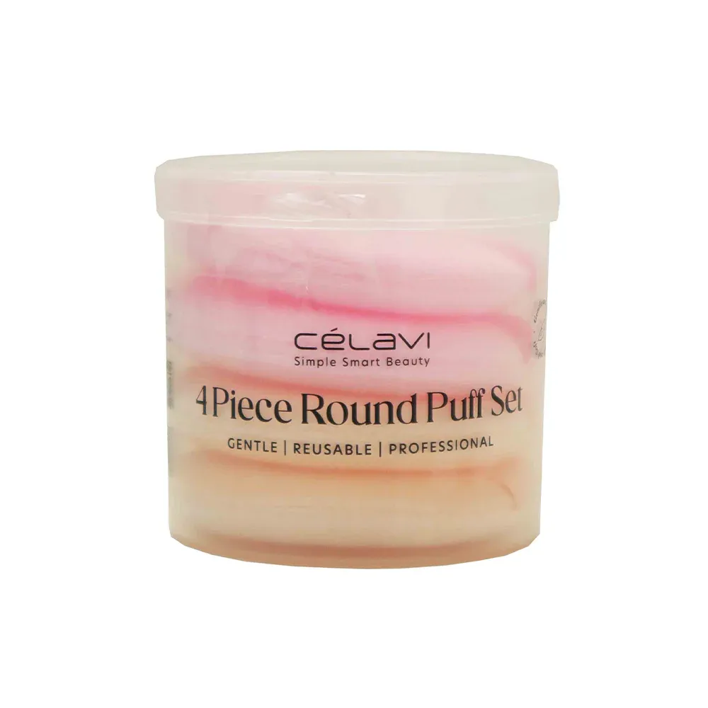 CELAVI PUFF SET 4 PCS ROUND