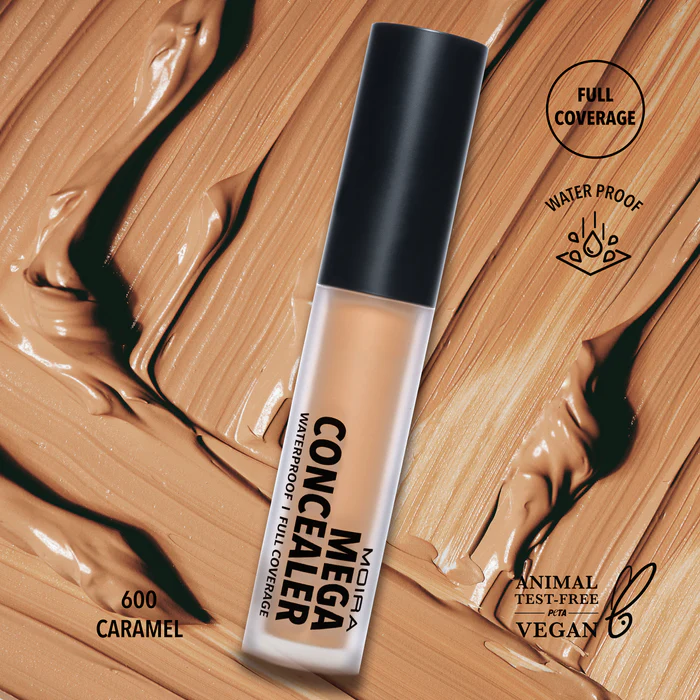MOIRA MEGA CONCEALER WATERPROOF I FULL COVERAGE CARAMEL 600