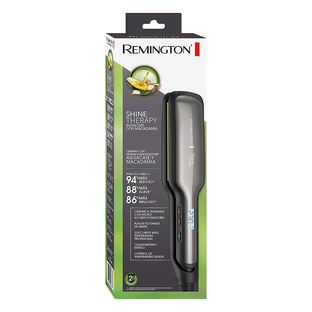 REMINGTON SHINE THERAPY AGUACATE CON MACADAMIA 50MM