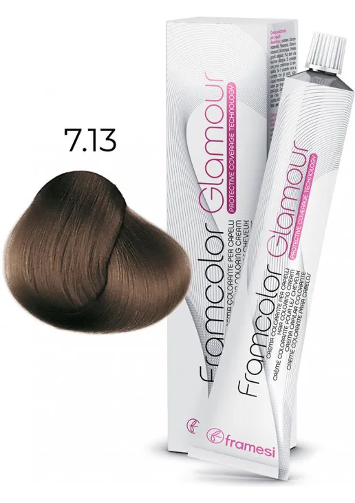 FRAMESI FRAMCOLOR HAIR COLORING CREAM 7.13