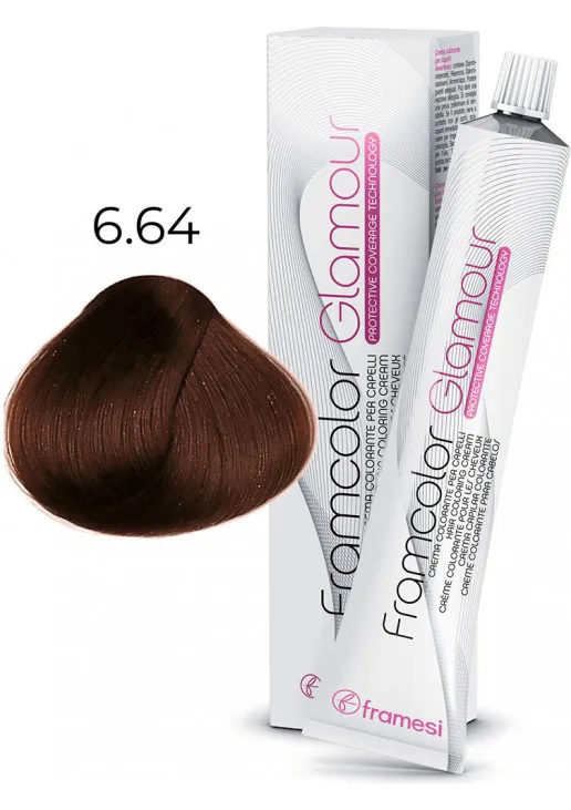FRAMESI FRAMCOLOR HAIR COLORING CREAM  6.64
