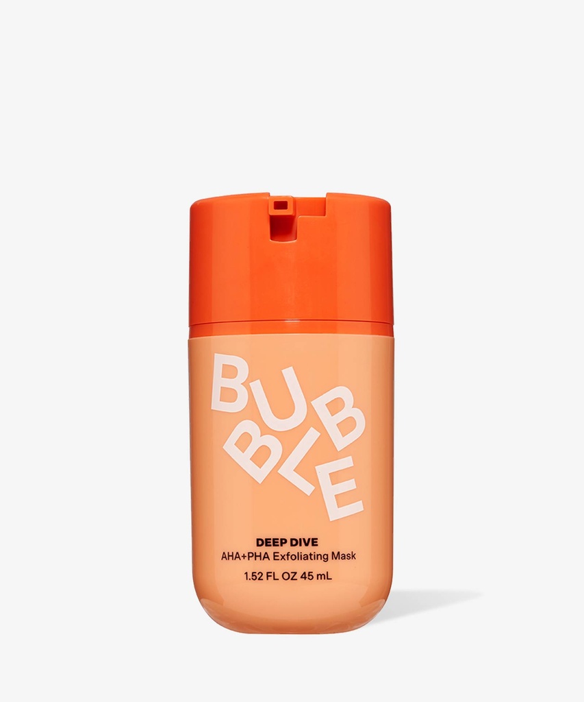 BUBBLE DEEP DIVE AHA+PHA EXFOLIATING MASK 