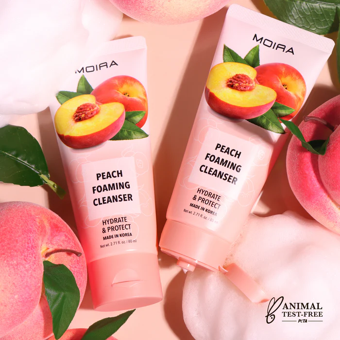 MOIRA PEACH FOAMING CLEANSER HYDRATE & PROTEC 