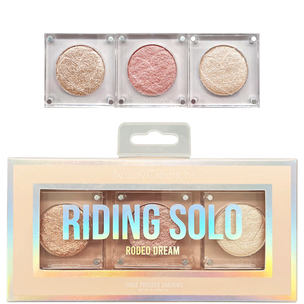 BEAUTY CREATIONS RIDING SOLO RODEO DREAM THREE PRESSED SHADOWS 