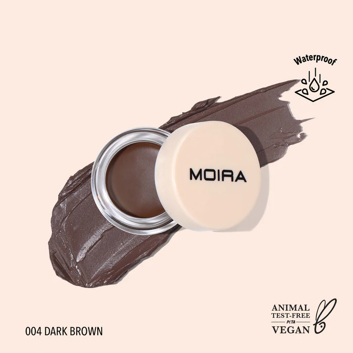 MOIRA DEFINE & SCULPT BROW POMADE 04 DARK BROWN 