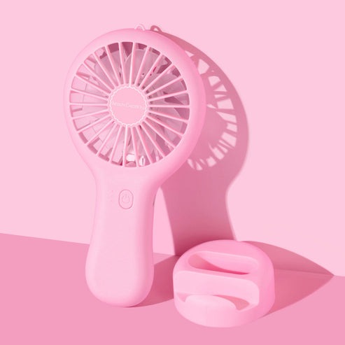 BEAUTY CREATIONS PORTABLE HANDHELD FAN PINK