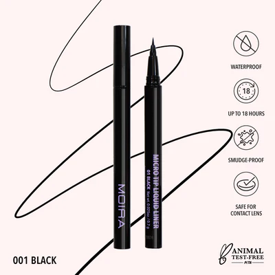 MOIRA MICRO TIP LIQUID LINER WATERPROOF  