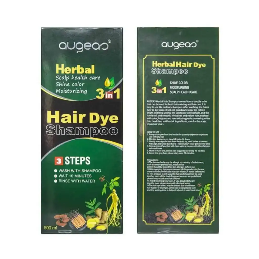 AUGEAS HERBAL HAIR DYE SHAMPOO 