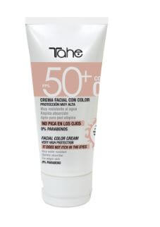 TAHE CREMA FACIAL CON COLOR FPS 50+