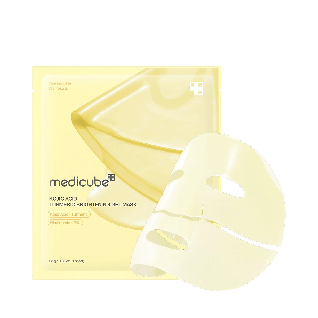 MEDICUBE KOJIC ACID TERMERIC BRIGHTENING GEL MASK 