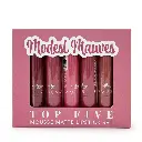 ITALIA DELUXE TOP FIVE MOUSSE MATTE LIPSTICK SET 