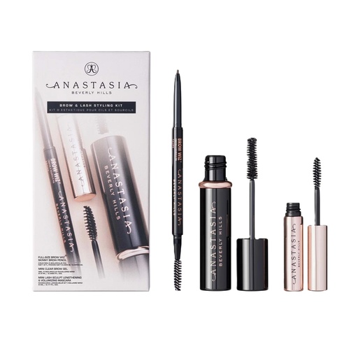 ABH BROW & LASH STYLING KIT DARK BROWN