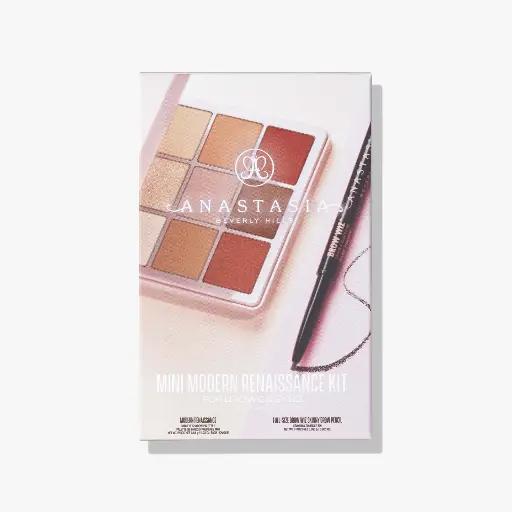 ABH MINI MODERN RENAISSANCE KIT FOR BROWS & EYES DARK BROWN