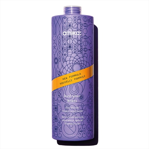 AMIKA BUST YOUR BRASS COOL BLONDE REPAIR ACONDITIONER LITRO