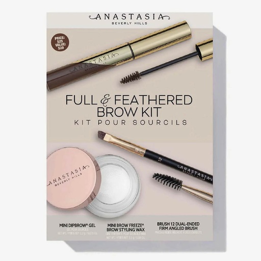 ANASTASIA BH FULL & FEATHERED BROW KIT DARK BROWN