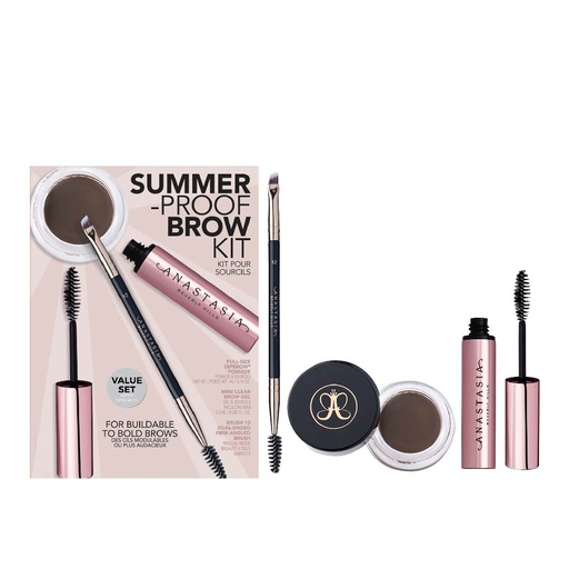ANASTASIA BH SUMMER PROOF BROW KIT DARK BROWN