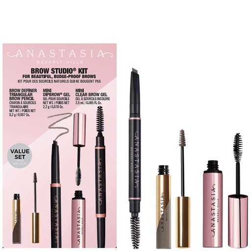 ANASTASIA BROW STUDIO KIT DARK BROWN