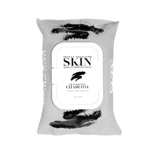BEAUTY CREATIONS MAKE-UP REMOVER WIPES CHARCOAL