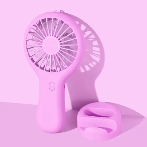 BEAUTY CREATIONS PORTABLE HANDHELD FAN PURPLE