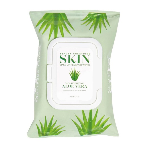 BEAUTY CREATIONS SKIN MAKEUP REMOVER WIPES  ALOE VERA