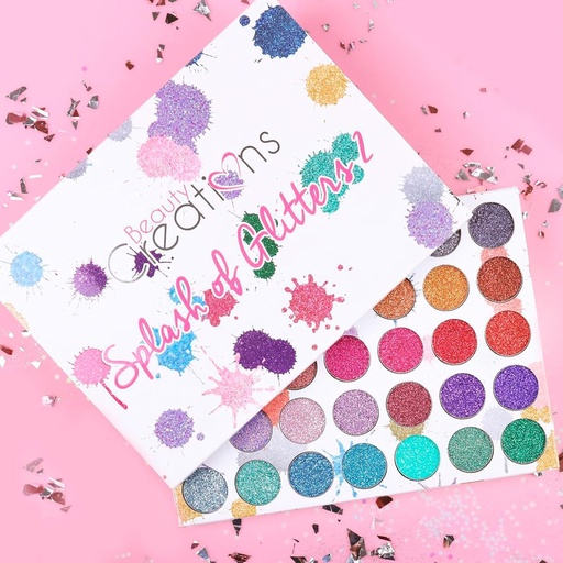 BEAUTY CREATIONS SPLASH OF GLITTERS 2 PALETTE