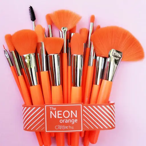 BEAUTY CREATIONS THE NEON ORANGE BROCHAS 24PC