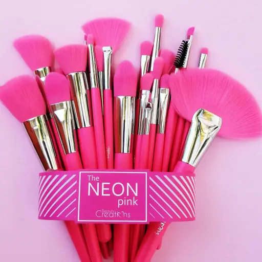 BEAUTY CREATIONS THE NEON PINK BROCHAS 24PC