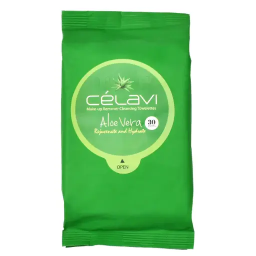 CELAVI TOALLITAS DESMAQUILLANTES ALOE VERA