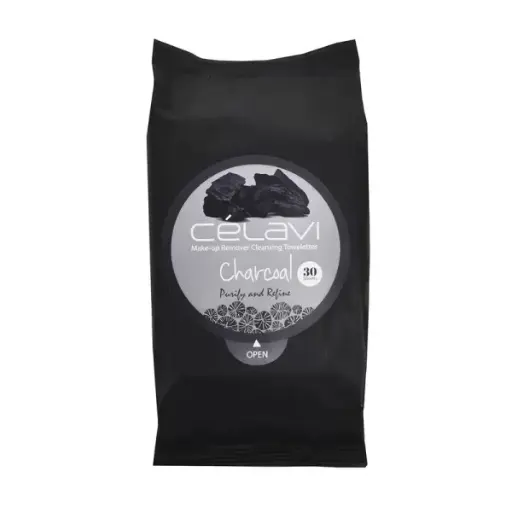 CELAVI TOALLITAS DESMAQUILLANTES CHARCOAL