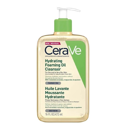 CERAVE HYDRATING FOAMING OIL CLEANSER 16OZ