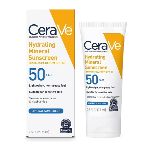CERAVE HYDRATING MINERAL SUNSCREEN