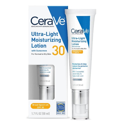 CERAVE ULTRA LIGHT MOISTURIZING LOTION SPF 30 50ML
